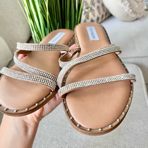 Steve Madden Rhinestone Sandals - Picture 2 of 7
